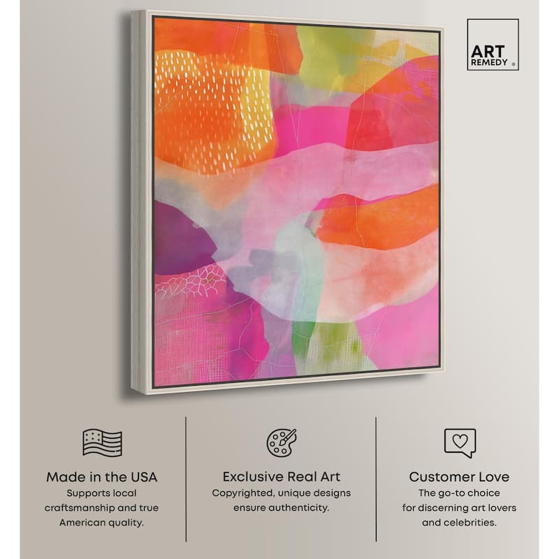 Garnet Gleam IV Canvas by Art Remedy