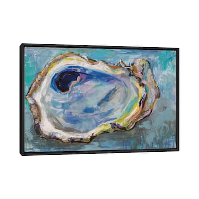 iCanvas "Oyster Two" by Jeanette Vertentes Framed Canvas Print
