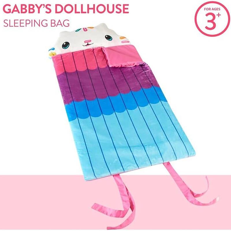 Gabbys Dollhouse Slumber Sleeping Bag - Pink
