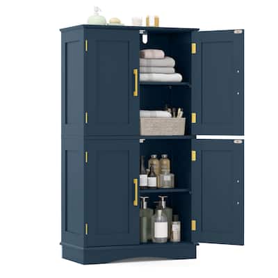 Costway Bathroom Floor Storage Cabinet 43.5" Freestanding Pantry - See Details