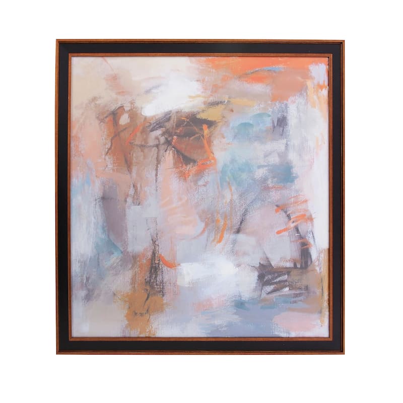 Allan Andrews Square Wood Framed Commuter Train Wall Art