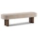 preview thumbnail 53 of 68, Christopher Knight Home - Modern Upholstered Dining Bench with Padded Seating