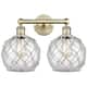 Option Antique Brass / Clear Glass with White Rope