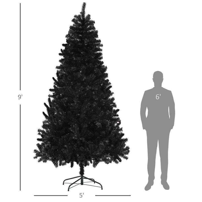 7.5FT/9FT Artificial Christmas Tree with Sturdy Base and Easy Assembly