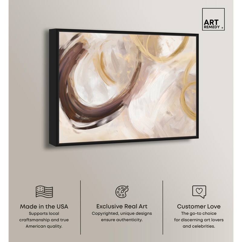 Dreamy Swirls I Canvas by Art Remedy