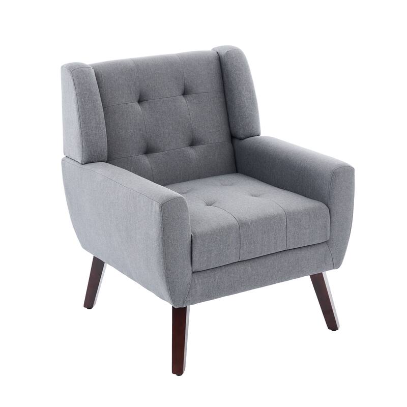 Set of 2 Tufted Upholstered Accent Armchair