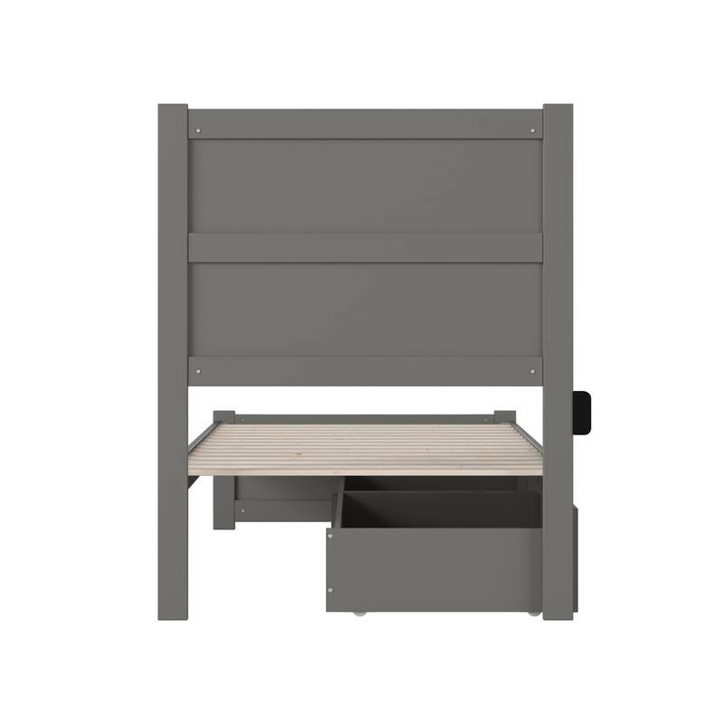 Bed Drawer Set - 2 Drawer Under Bed Storage - Queen King Texas Size - HomeStock