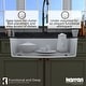 preview thumbnail 47 of 47, Karran Undermount 32.5 in. Large Single Bowl Quartz Workstation Kitchen Sink