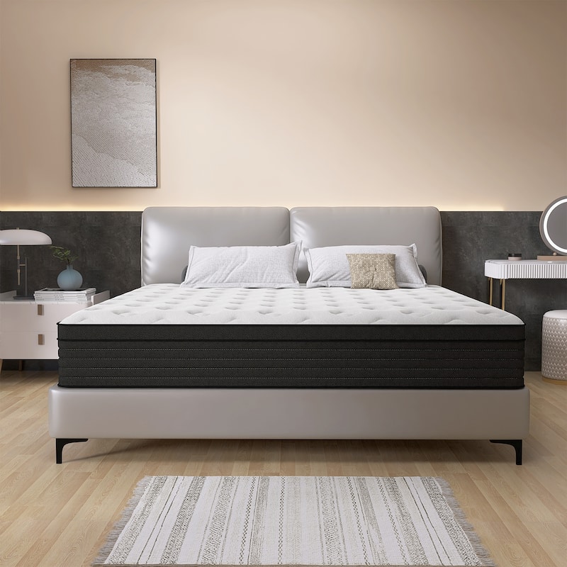 CHEVNI 14" Pillow Top Medium Pocket Spring Hybrid Twin Mattress