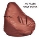 preview thumbnail 6 of 7, Leatherette Bean Bag Cover Filling Not Included, Ideal for Children and Teenagers by Ample Decor