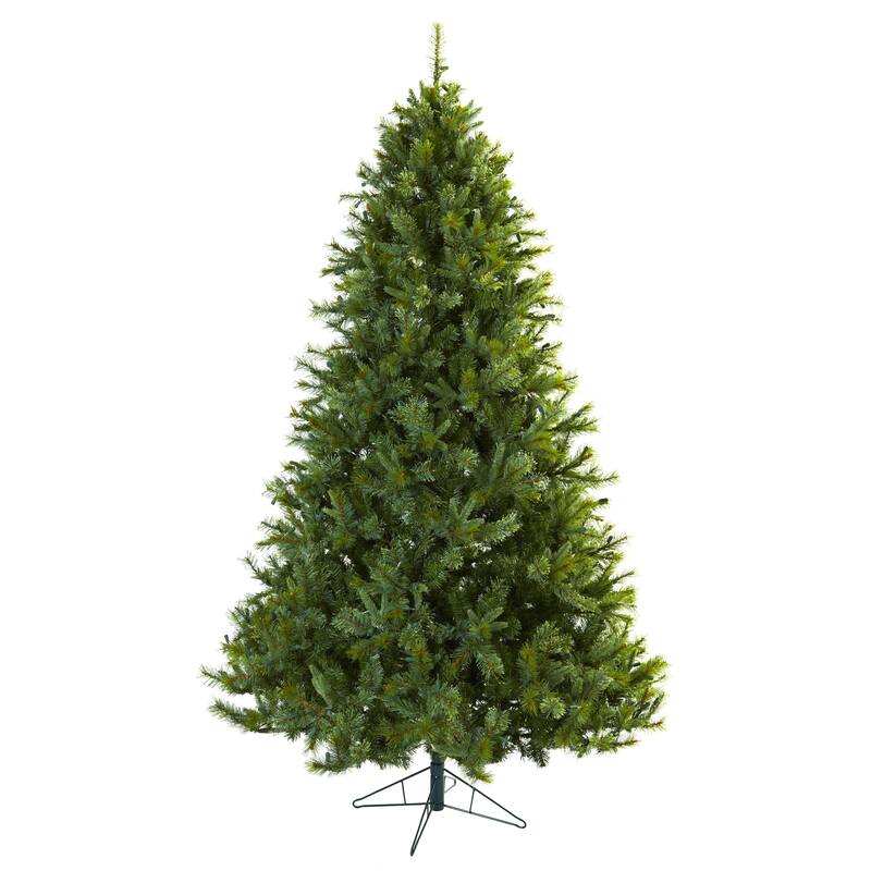 7.5' Pre-Lit Majestic Multi Pine Artificial Christmas Tree, Clear Lights - 7.5 Foot