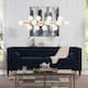 Option Dark Navy Blue Performance Velvet