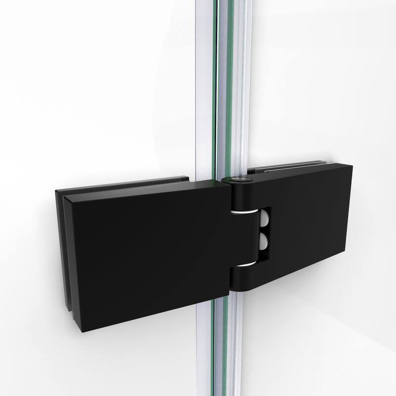 DreamLine Aqua Ultra 57-60 in. W x 30 in. D x 58 in. H Hinged Tub Door with Return Panel - 30" x 57" - 60"
