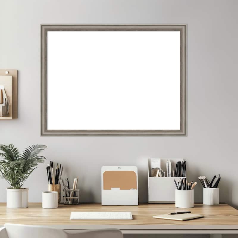 Amanti Art Salon Scoop Gold Framed Dry Erase Magnetic Board