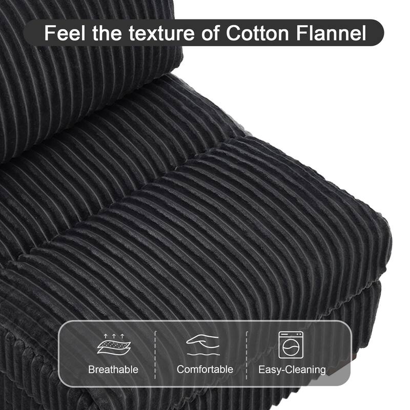 Plush Faux Fur Accent Sofa Chair