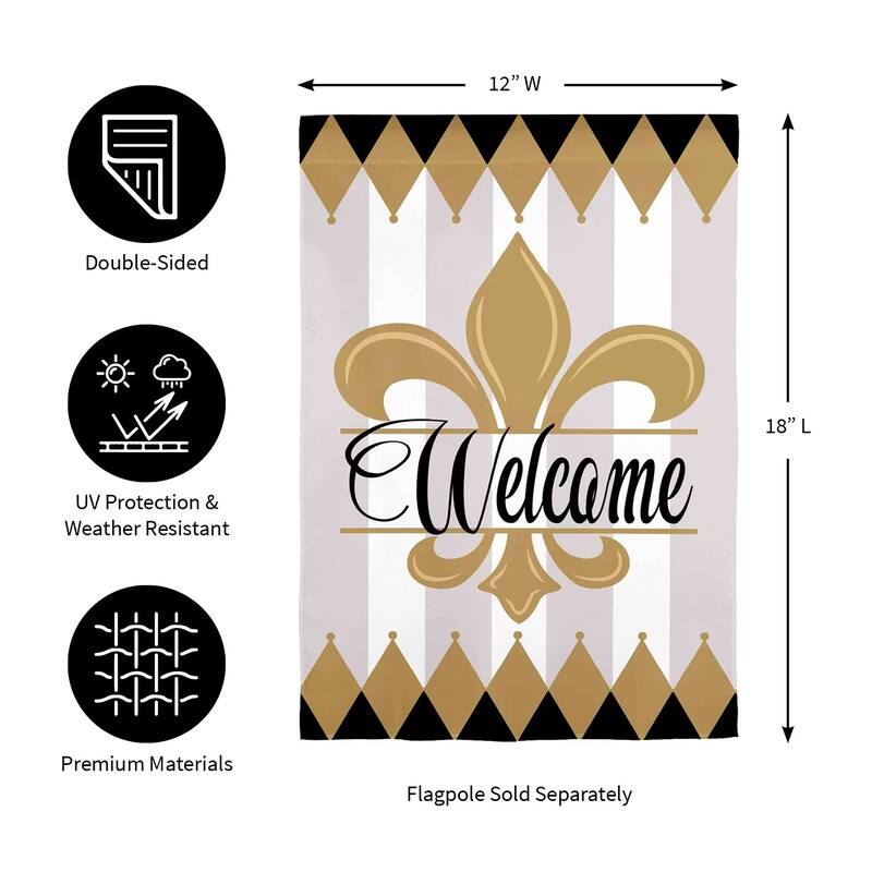 Beautiful Home Suede Garden Flag