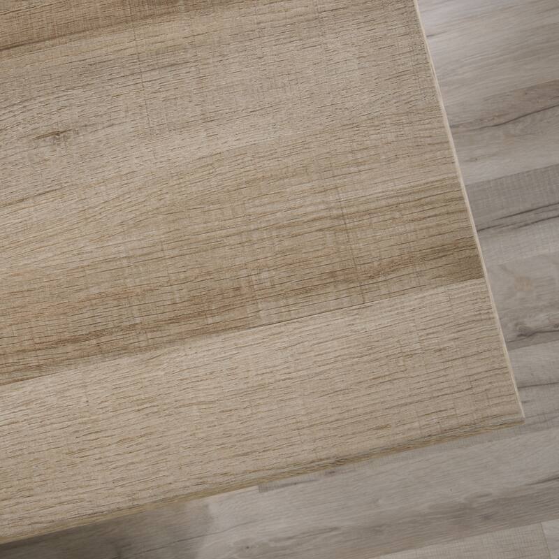 Wood Executive Desk with Large Desktop, Brown