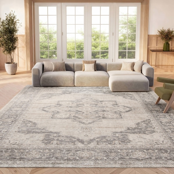 SAFAVIEH Brentwood Clara Traditional Oriental Medallion Rug - On
