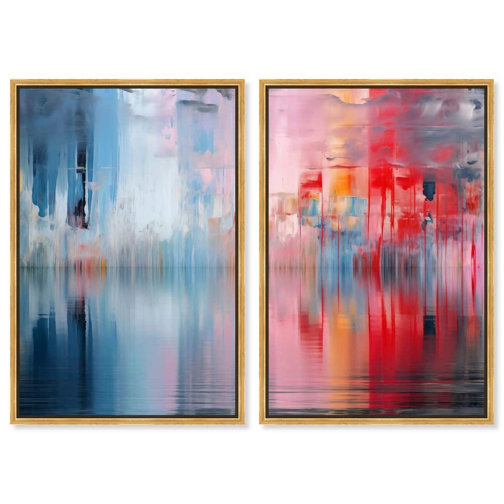 Prism on Water Canvas Set of 2 by Art Remedy