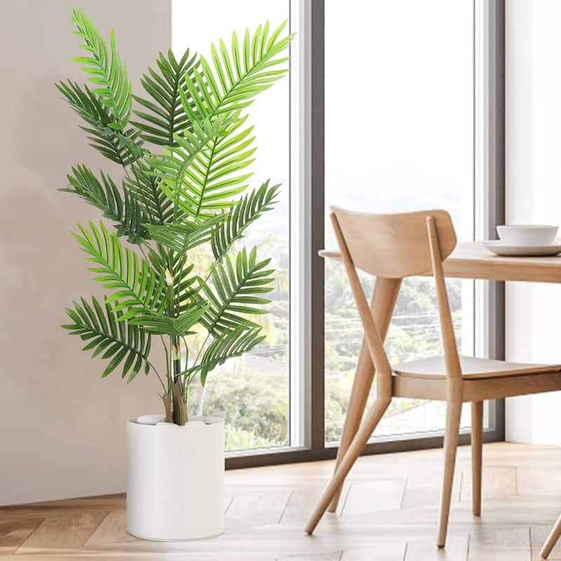 4ft Artificial Fake Tropical Paradise Palm Tree for Home Office Modern Decor