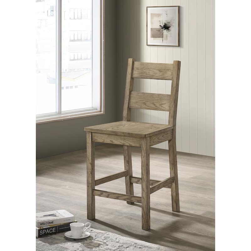 Cardova Counter Height Dining Chair Vineyard Oak (Set of 2) - Oak