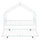preview thumbnail 72 of 81, Metal house bed with trundle