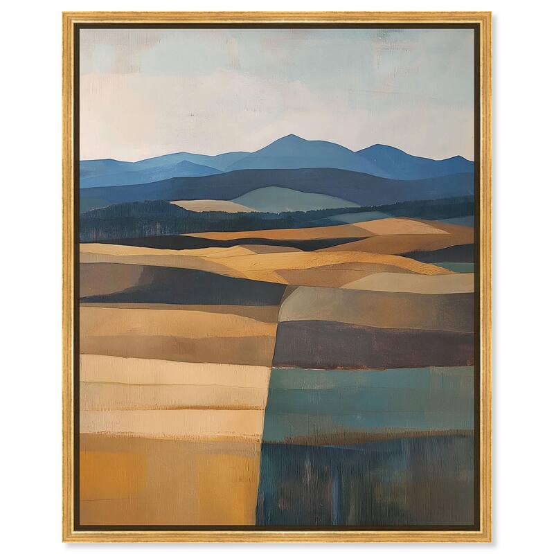 Clash of Shades Canvas by Art Remedy - 16" x 20" - Gold