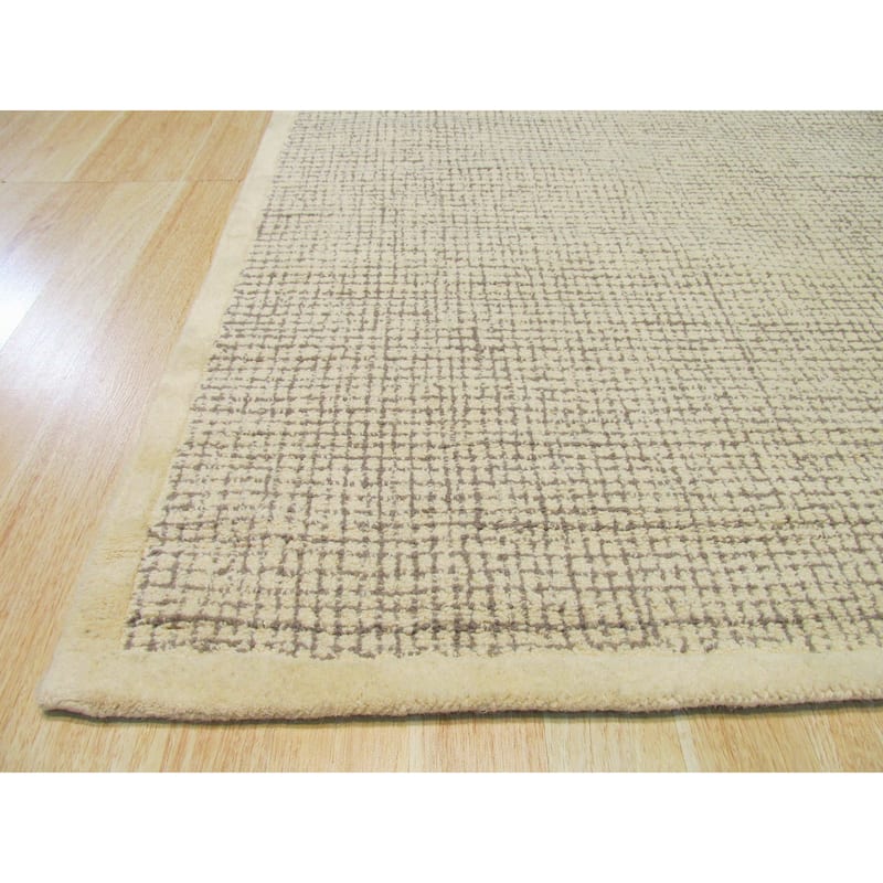 Hand-Tufted Wool Timothy Rug, Elegant Ivory Area Rug for Living Room, Bedroom, Office, Home Décor, Stylish Durabl