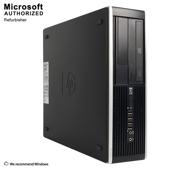 HP Elite 8300 Desktop Computer SFF Intel Core I7 3770 3.4G 16GB DDR3 2TB Windows 10 Pro 1 Year Warranty (Refurbished) - Black