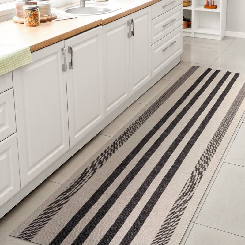 JONATHAN Y Timantii Bohemian Medallion Textured Weave Machine Washable Area Rug