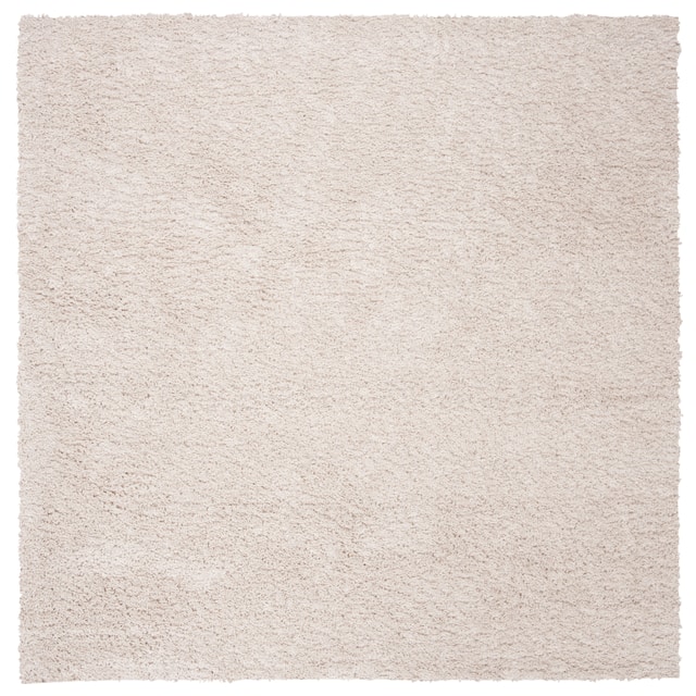 SAFAVIEH August Shag Solid 1.2-inch Thick Area Rug - 6'7" x 6'7" Square - Beige