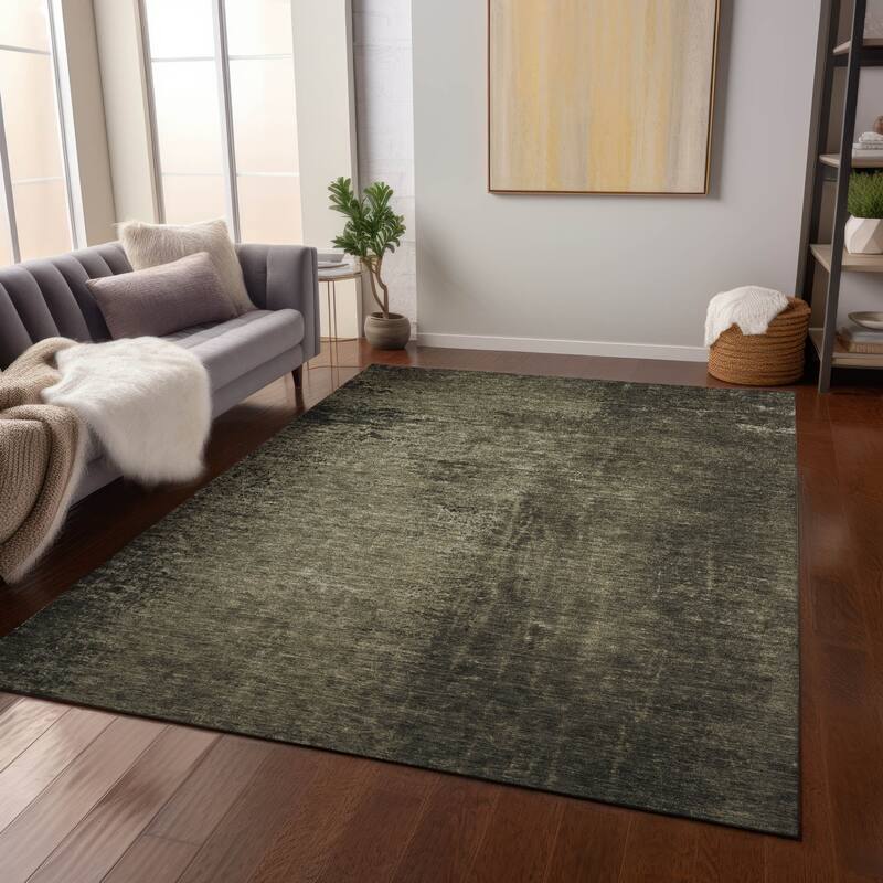 Alrim Artistic Abstract Weather Resistant Classic Meets Modern Outdoor Rug