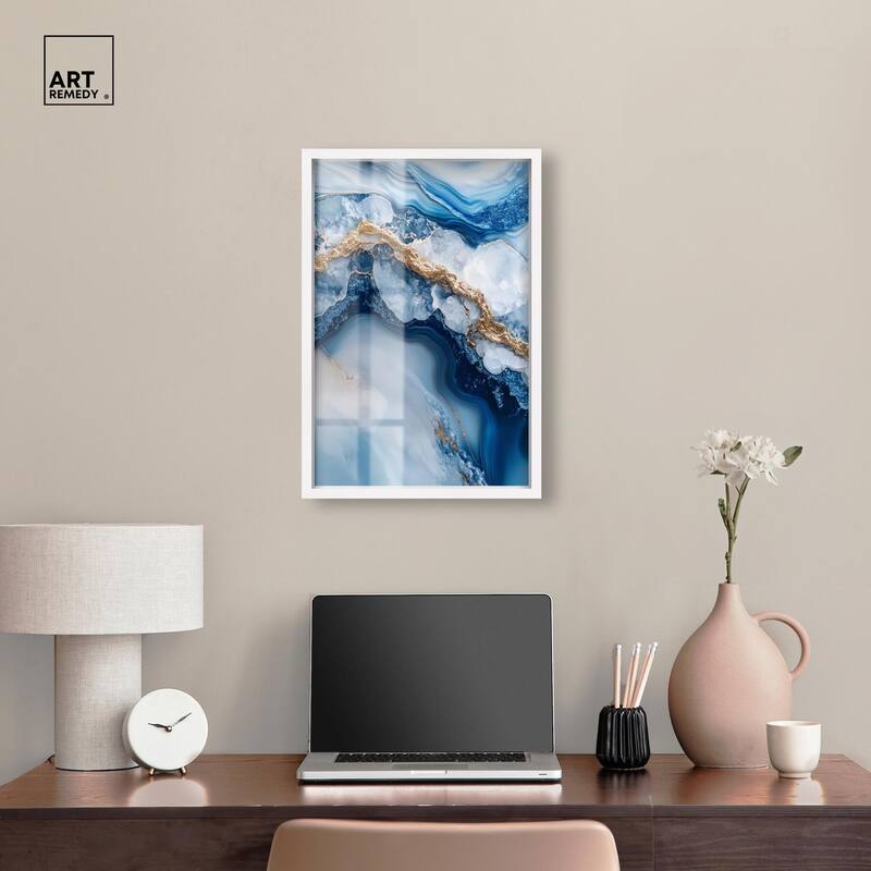 Molten Topaz II Shadowbox by Art Remedy