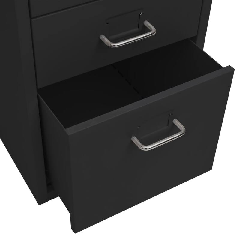 vidaXL Mobile File Cabinet Metal Medium Mobile File Cabinet