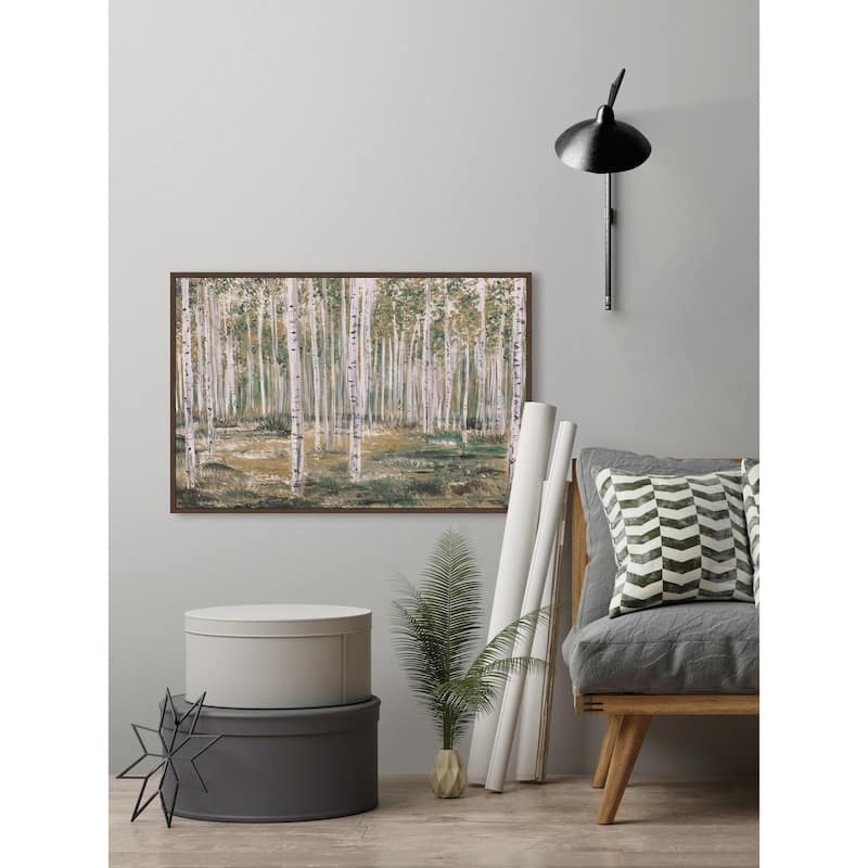 Lost in the Trees Floater Framed Print on Canvas