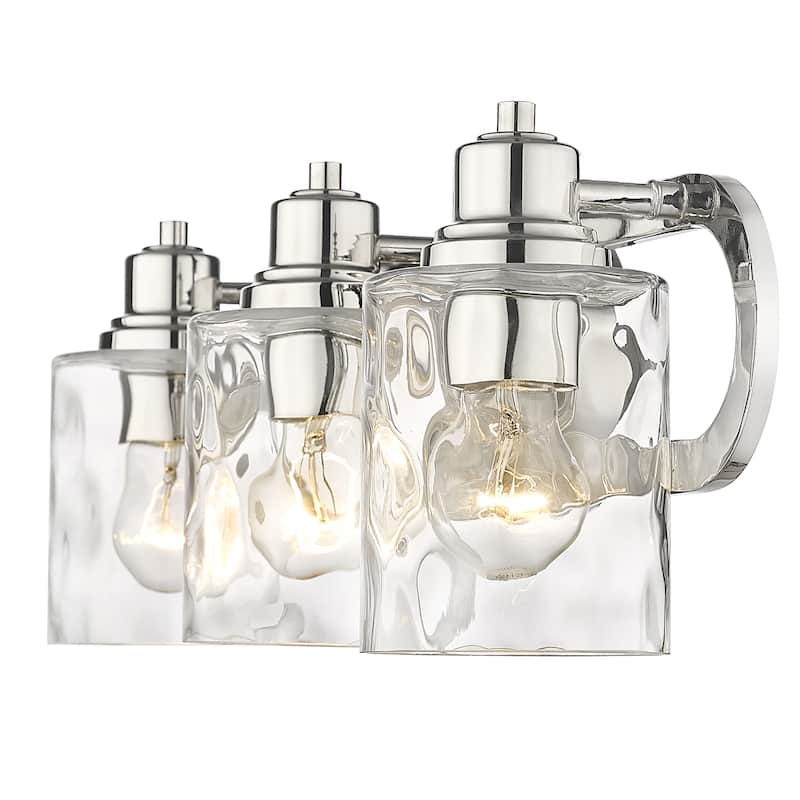 Lumley 3-light Bath/ Vanity Fixture w/ Optic Glass