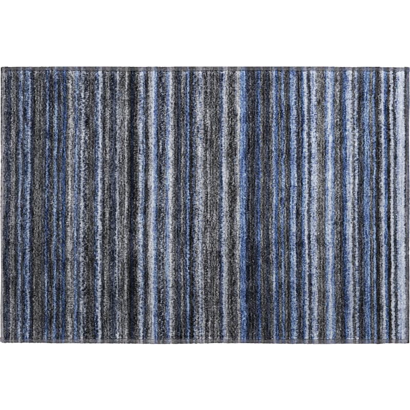 Premium Washable Super Soft Stripe Mayfield Rug