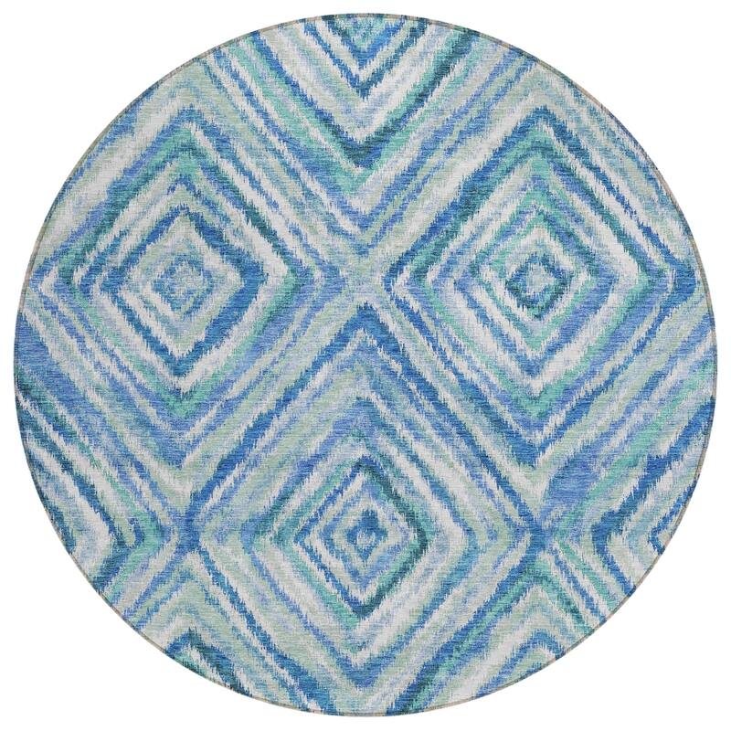 Machine Washable Indoor/ Outdoor Chantille Moroccan Boho Contemporary Rug