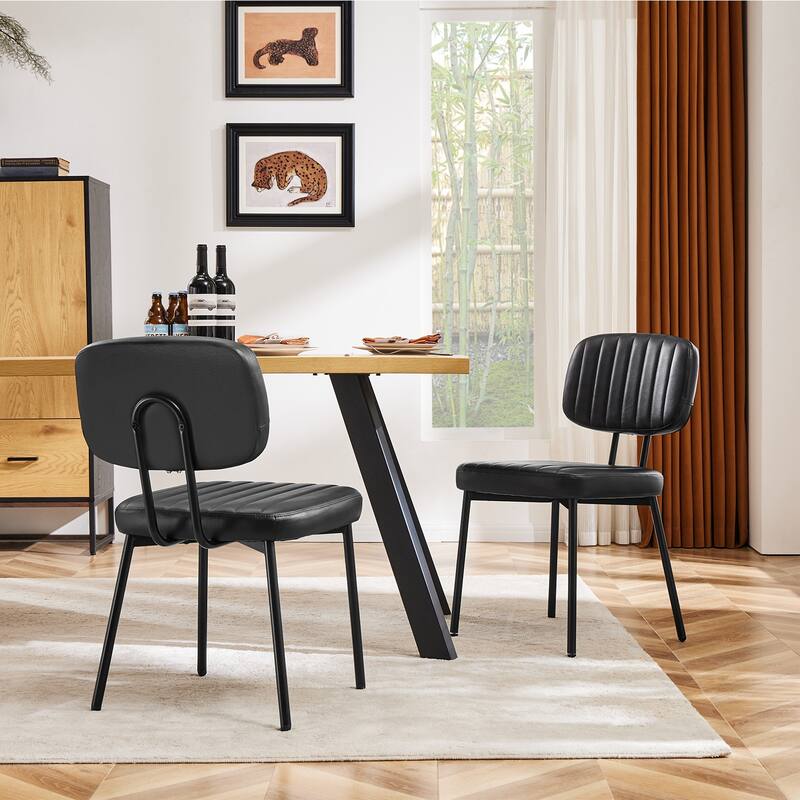 Upholstered Dining Room Chairs with Cushion Seat Set of 6