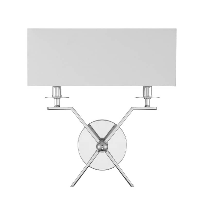 Arondale 2-Light Wall Sconce - Polished Nickel