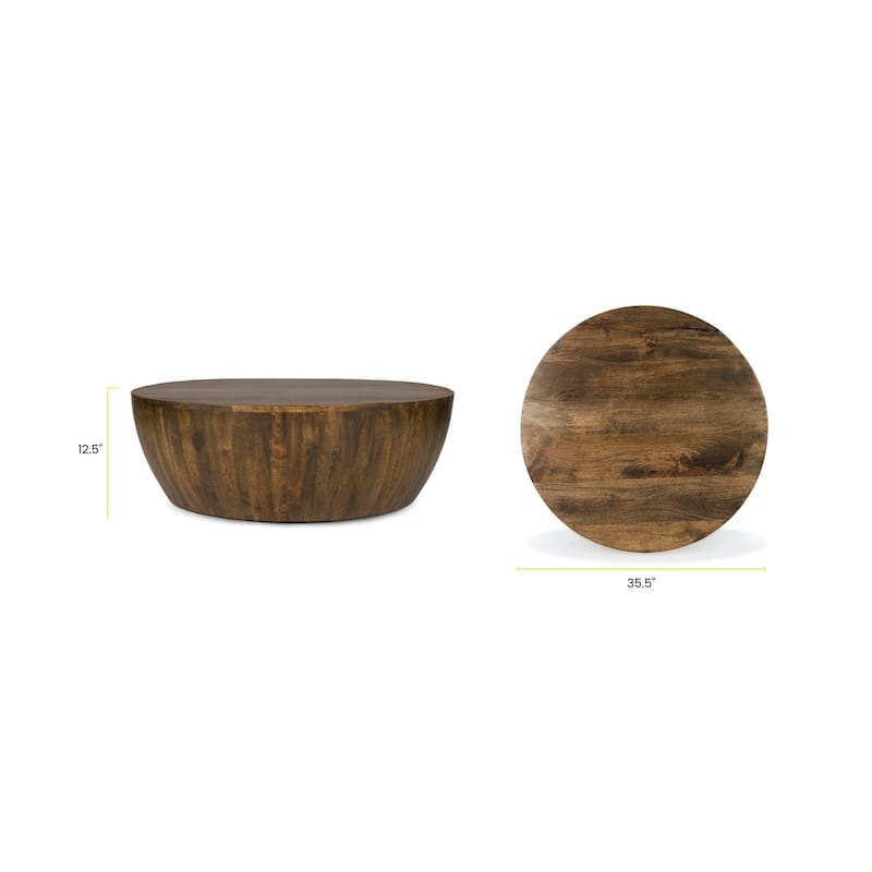 Poly & Bark Goa Mango Wood Coffee Table