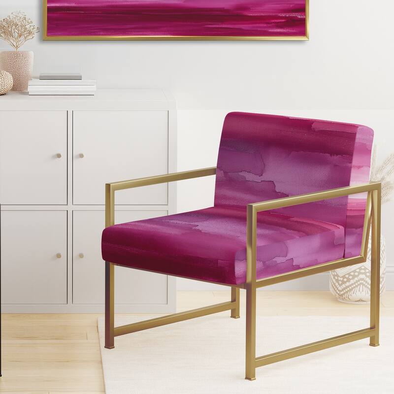 Designart "From the Shore" Upholstered Beach Accent Chair - Nautical & Coastal Arm Chair For Bedroom