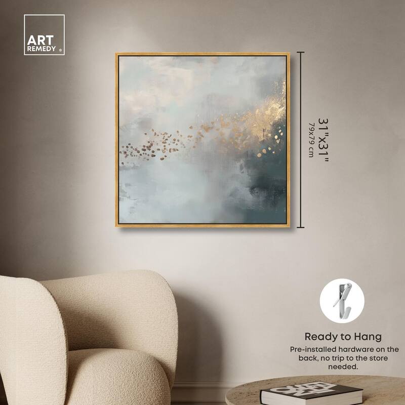 Silvered Hues and Gold I Canvas by Art Remedy