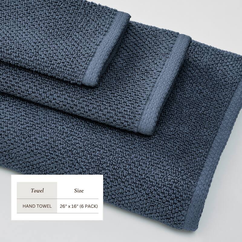 Linery & Co. Luxury Cotton Textured Bath Towel