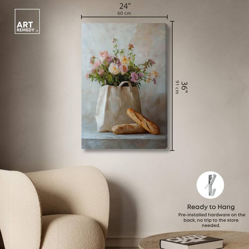 Chic Carryall II Canvas by Art Remedy, Gallery Wrapped