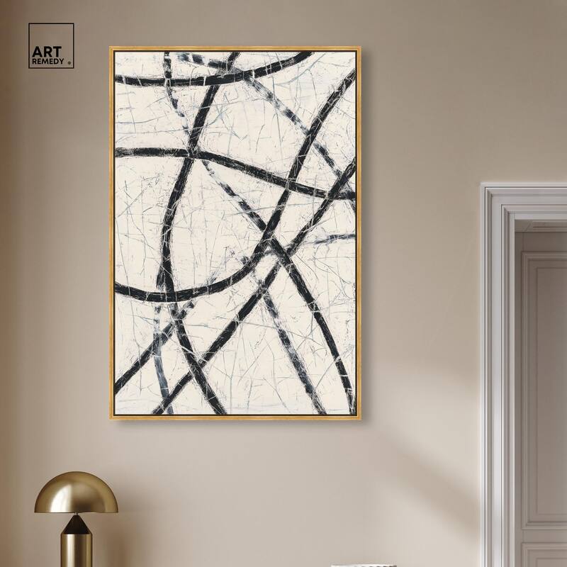 Intersecting Lines II Canvas by Art Remedy