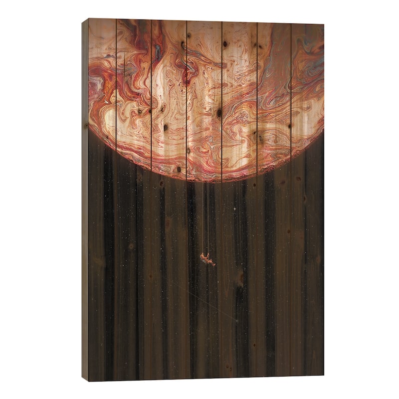 Swing Print On Wood by Nicebleed - Multi-Color - 40x26x1.5