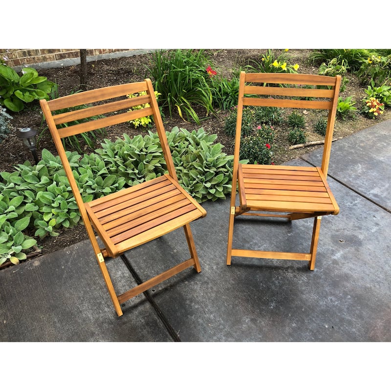 International Caravan Royal Fiji 5-piece Acacia Patio Dining Set