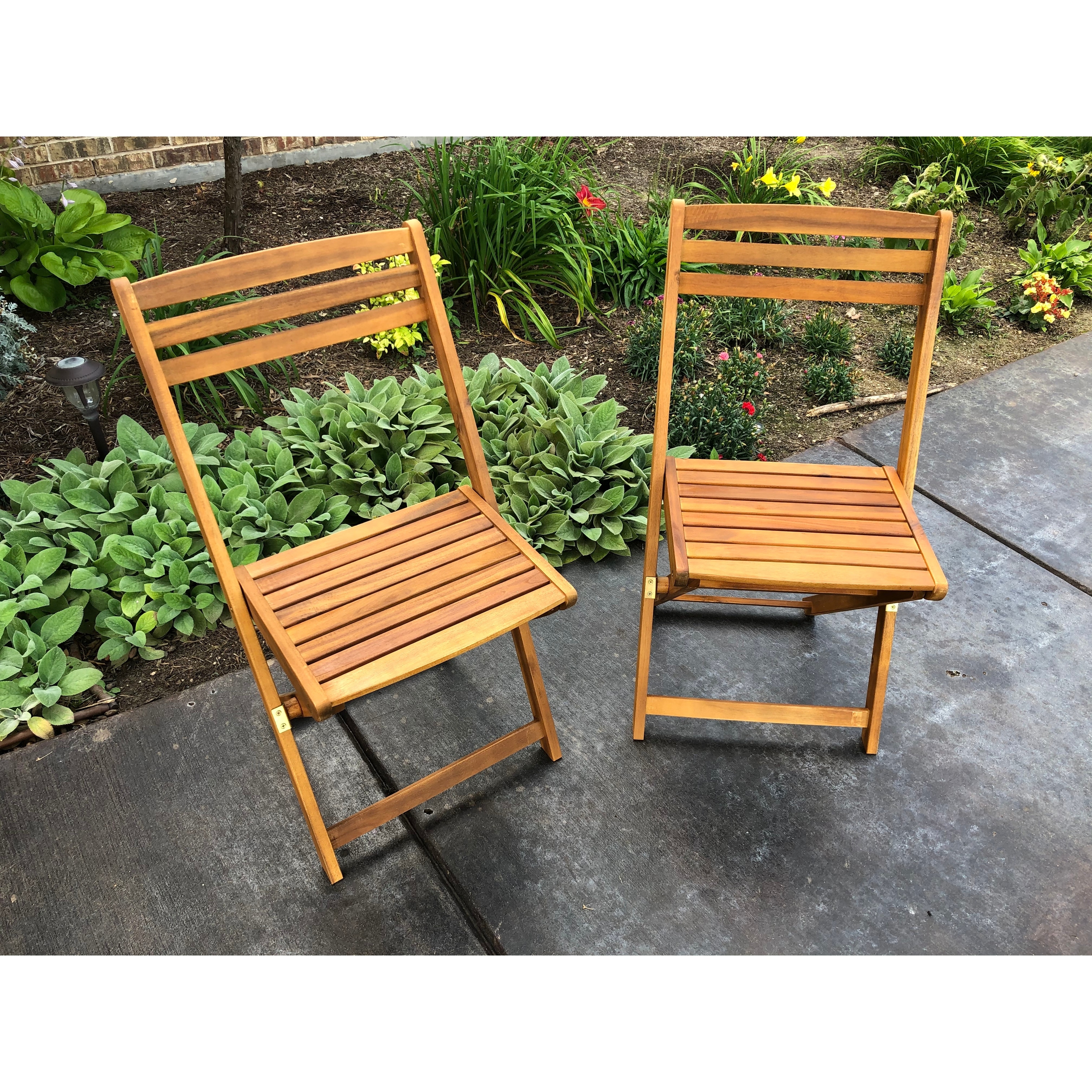 Royal Fiji Folding Patio Dining Chair (Set of 2)