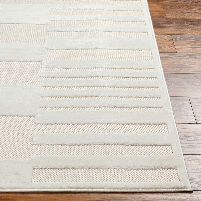 Livabliss San Diego Indoor/ Outdoor Striped Area Rug